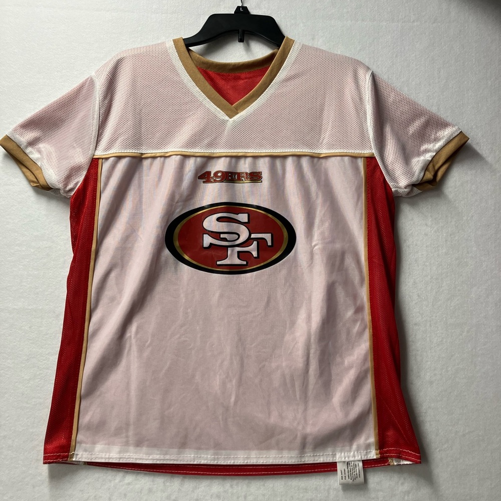 San Francisco 49ers Reversible Flag Football Jersey Adult Size Medium NFL - Picture 3 of 6